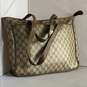 Vintage Gucci canvas Tote Bag monogram (bag2)